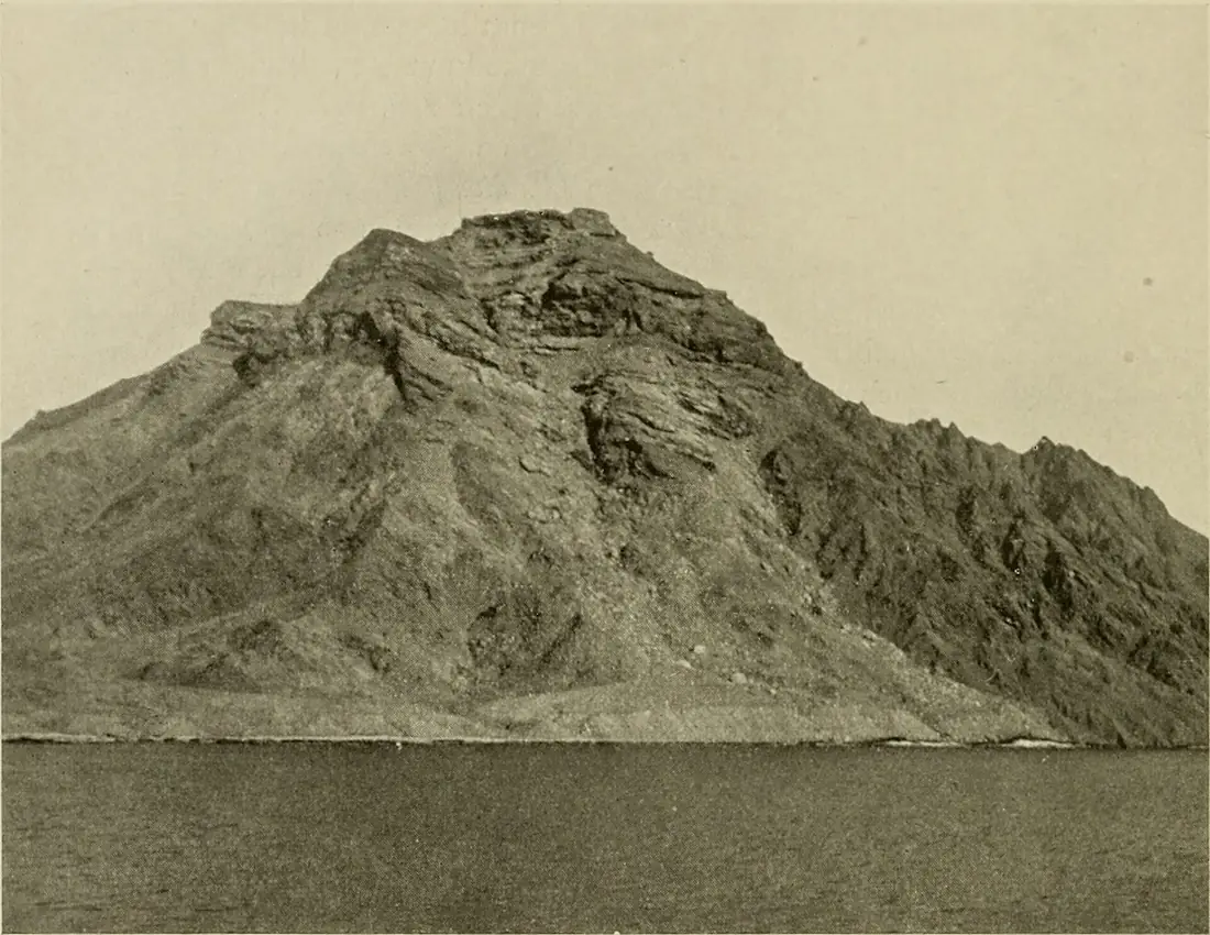 View of Southern Face of Gebel Saleh, Abd-el-Kuri