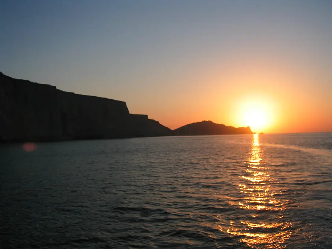 Sunset at Astola Island