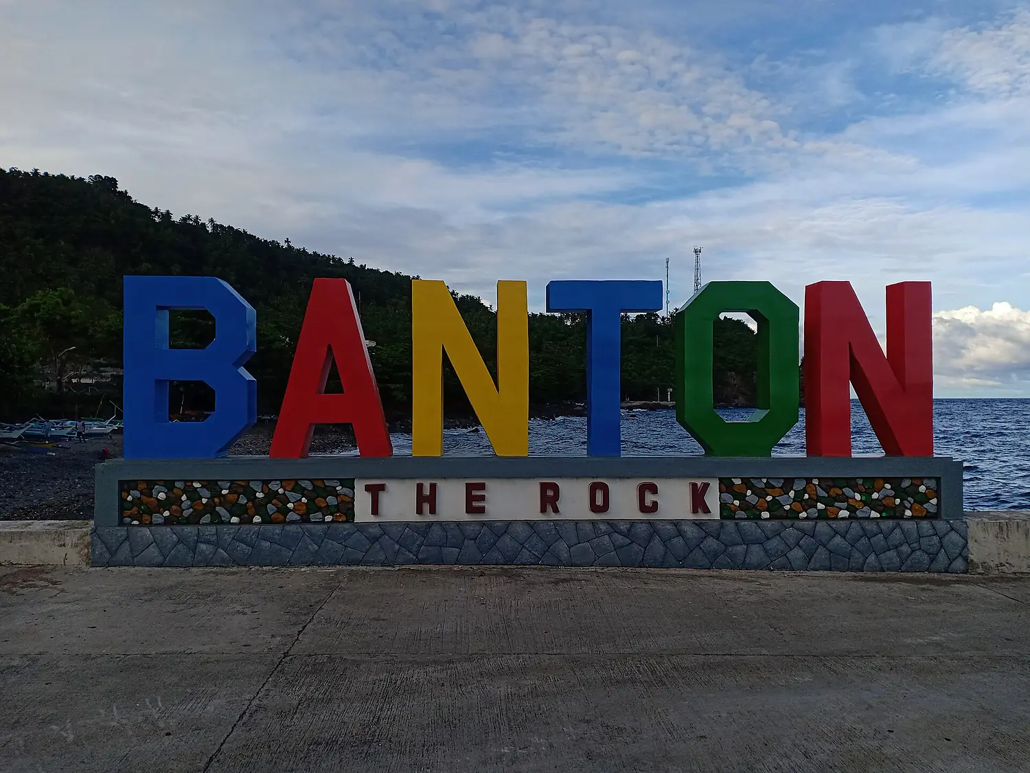 Banton The Rock Landmark in Poblacion, Banton, Romblon, Philippines