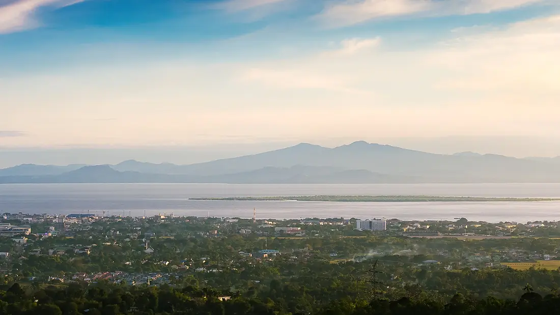 Basilan Island viewed from Zamboanga City