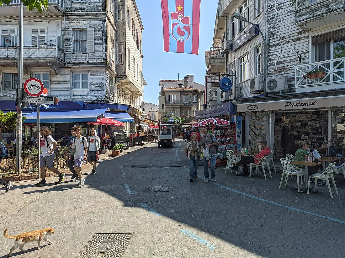 Burgazada close to the ferry pier