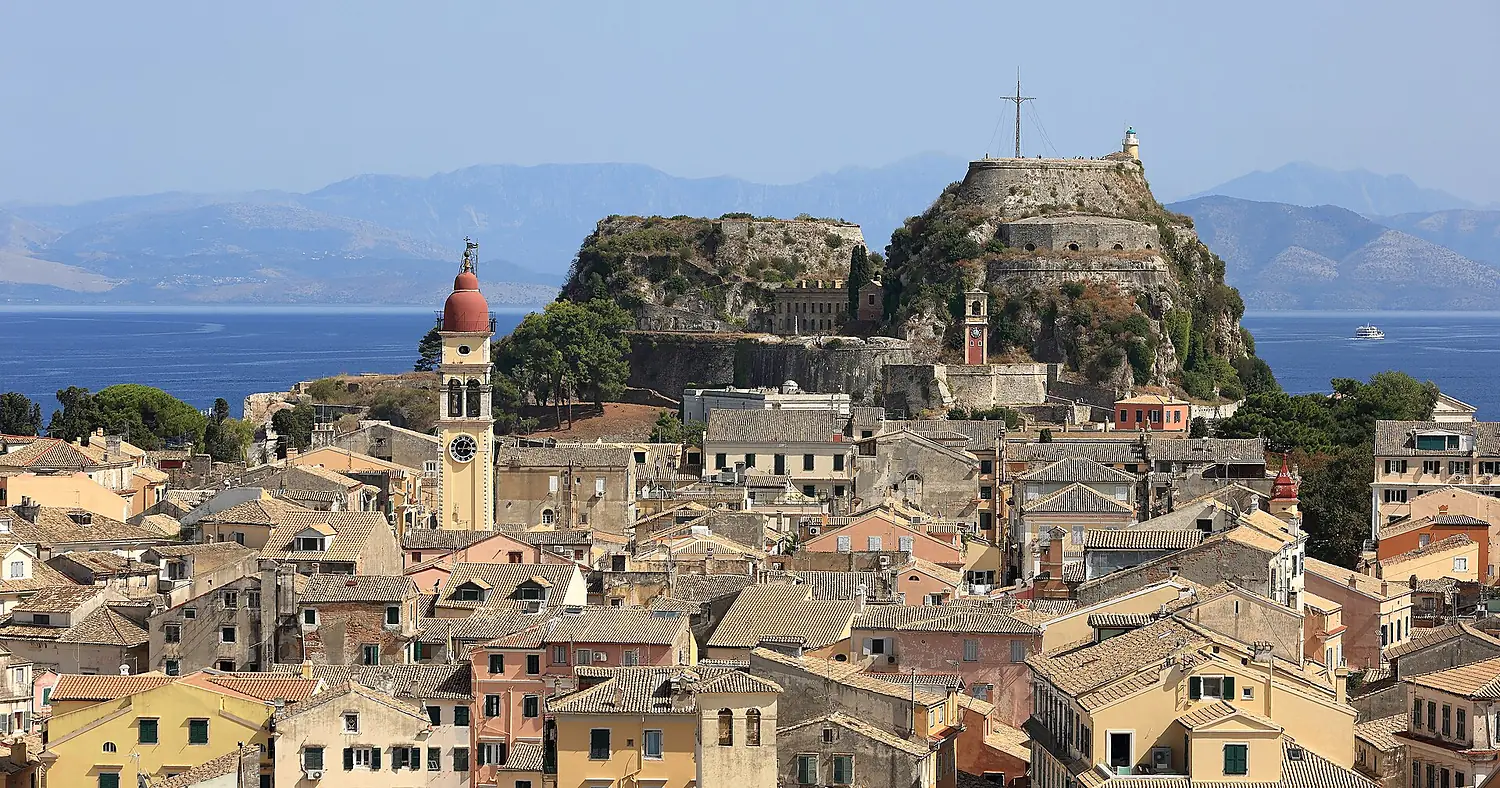 The Old Fortress and the Old Town of Corfu - September 2017