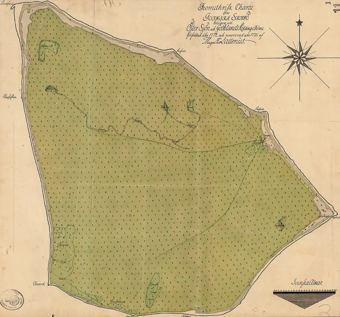 Gotska Sandön 1772 (cropped)