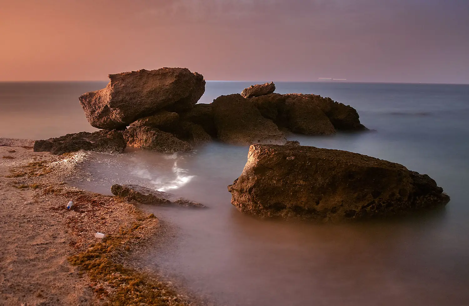 Sea rocks in Halul Island