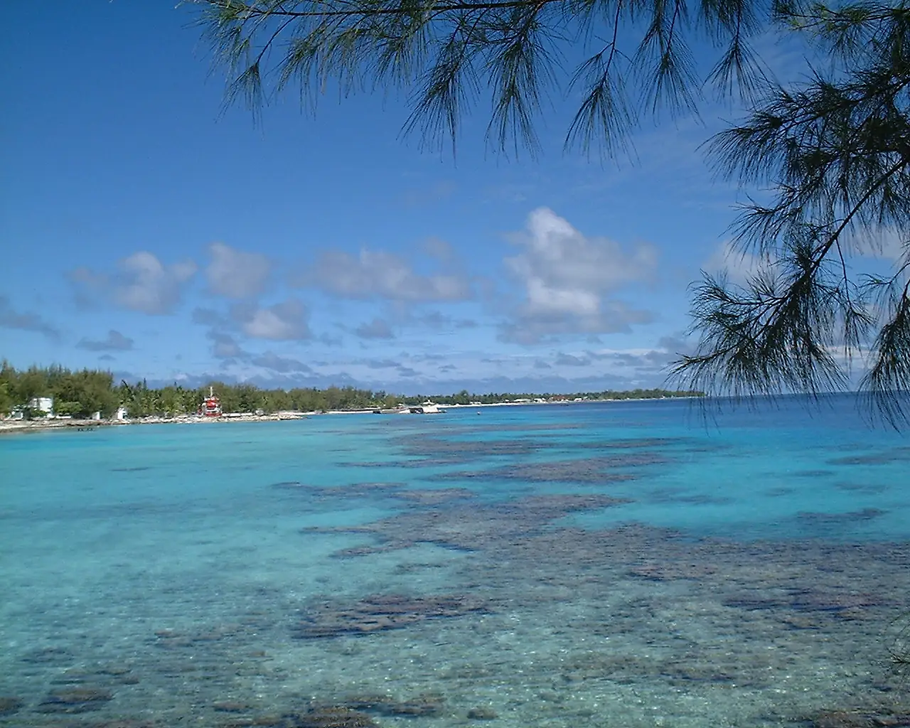 Atoll de Hao (prise de vue - l'infirmerie)