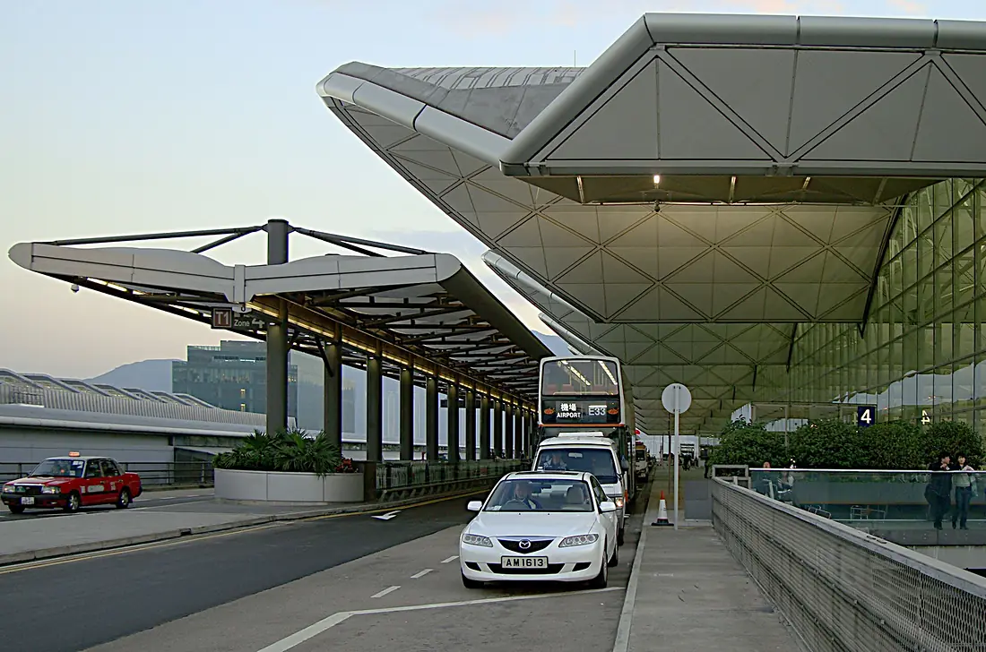 A View of Hong Kong Airport