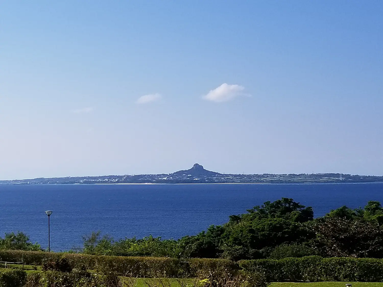 Iejima from Ocean Expo Park