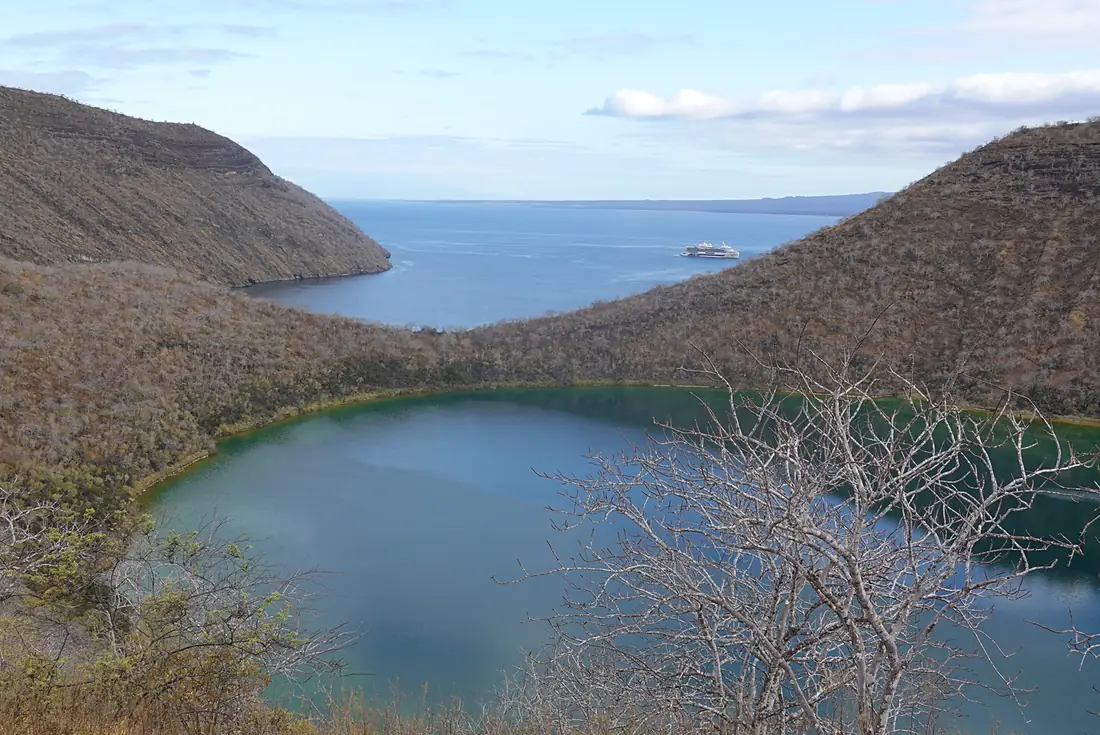 Darwin Lake on Isabela Island Near Tagus Cove, Galápagos