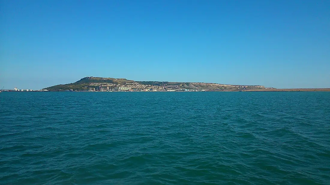 Isle of Portland from north