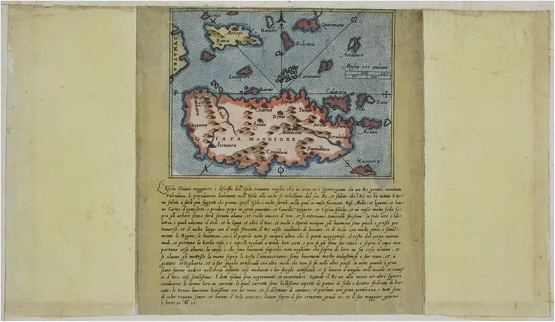 AMH L'isola Giava Maggiore e discoste dall'isola