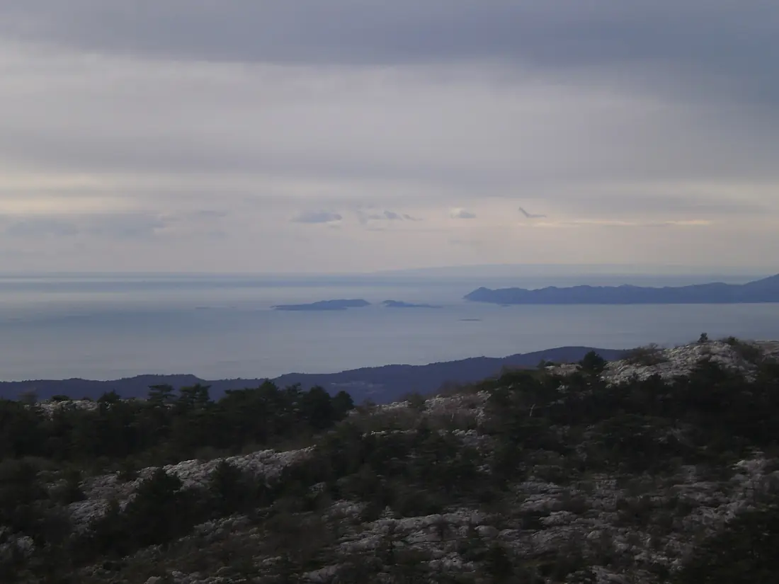 Pogled na Lastovo,brdo sv. Ilija ,Pelišac110364
