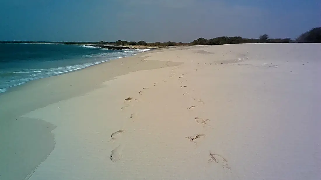 Pristine beach, Maio Island