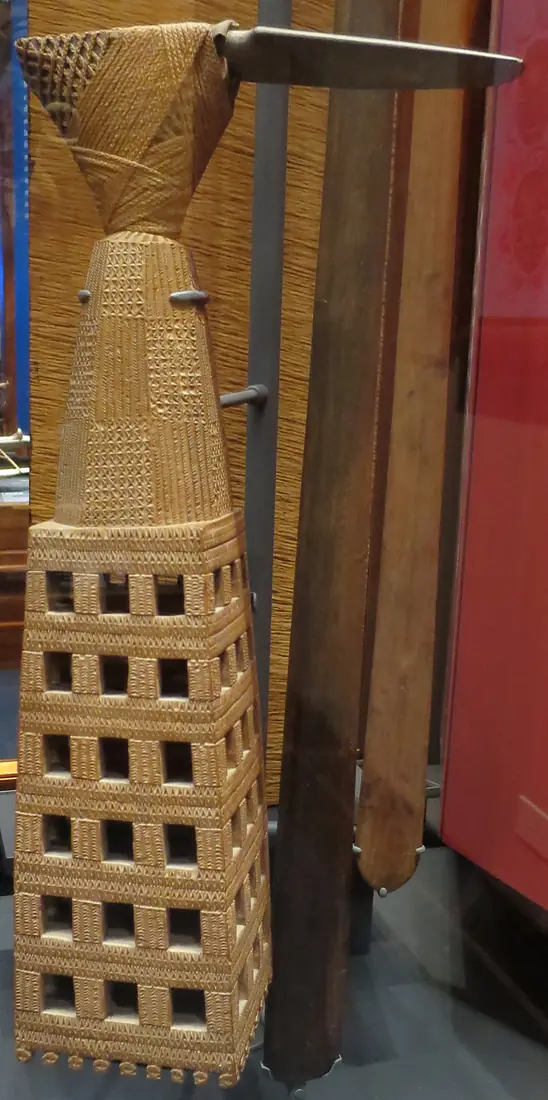 Ceremonial adze, Mangaia, Cook Islands, Bishop Museum, C.01451