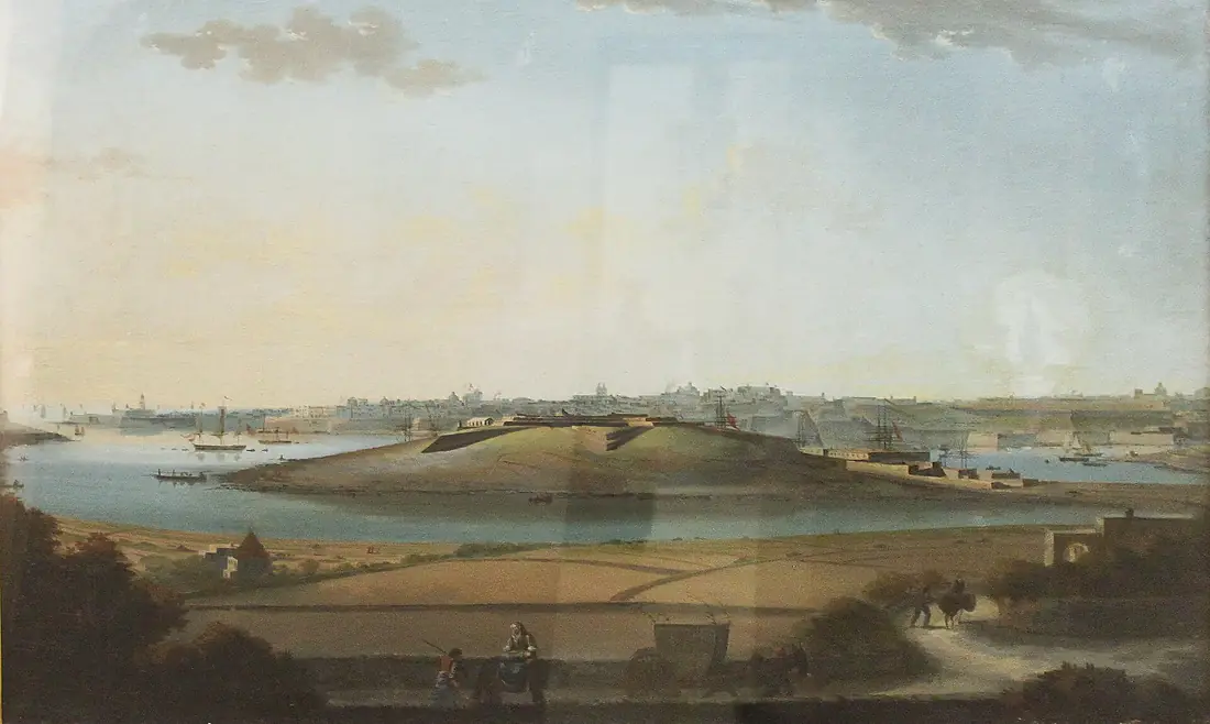 Pullicino - View of Manoel Island