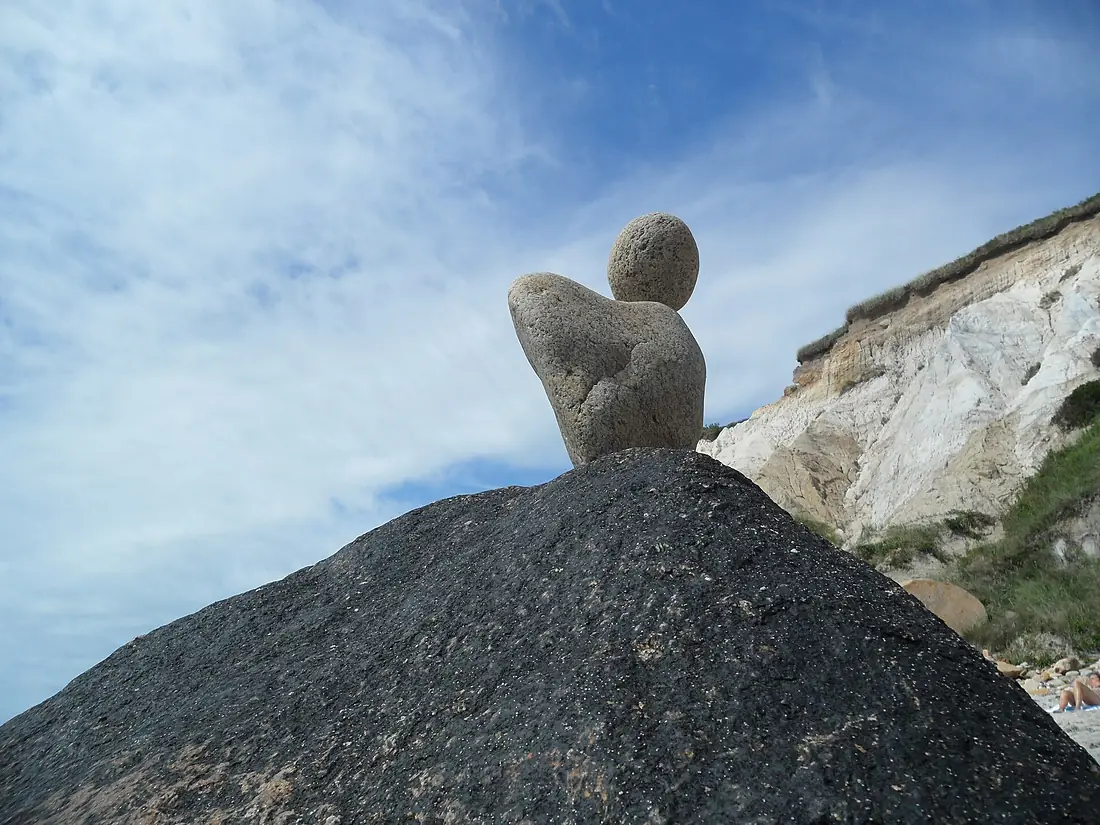 Boulder Gay Head Aquinnah Clay Cliffs Beach Marthas Vineyard