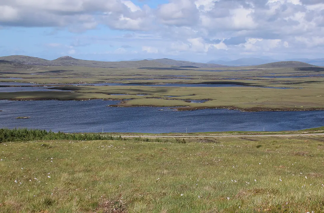 Aussicht vom Beinn Langais, North Uist III