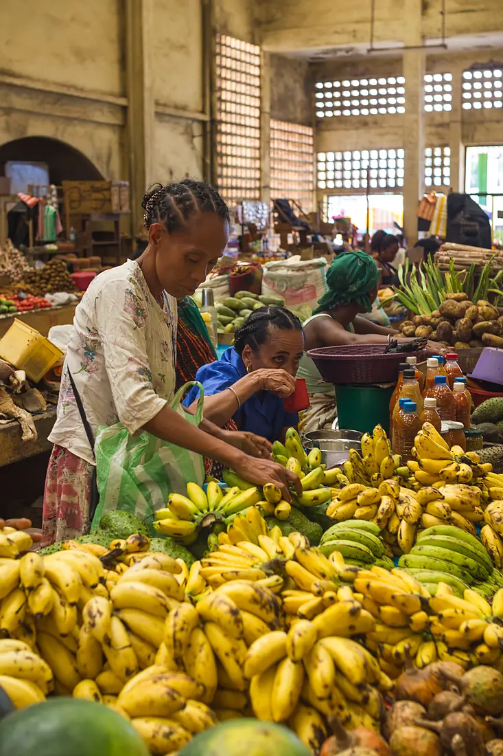 Au marché de Nosy Be
