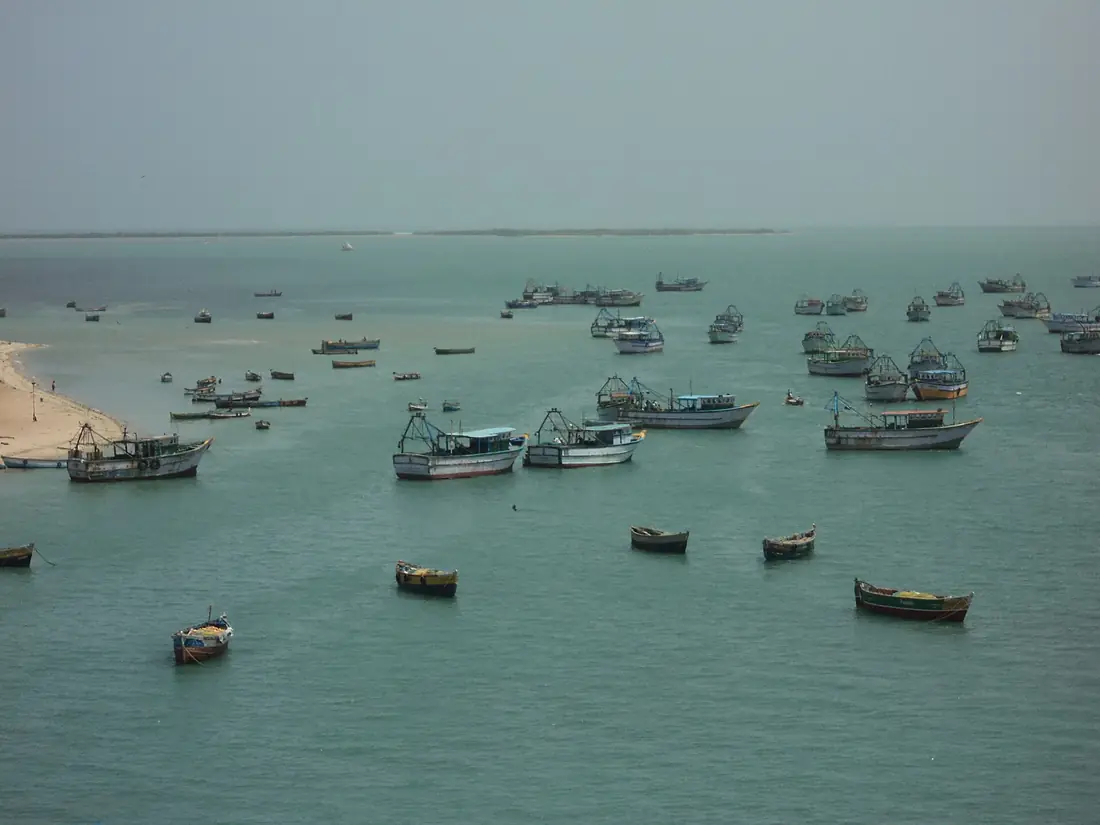 Boats at pamban
