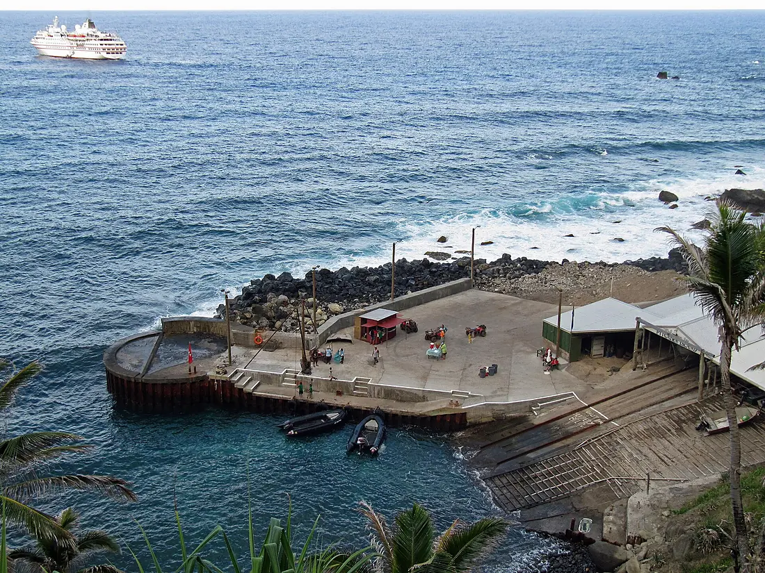 Pitcairn Anlegestelle