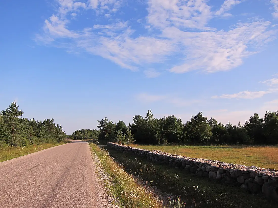 Roads on Saaremaa Island