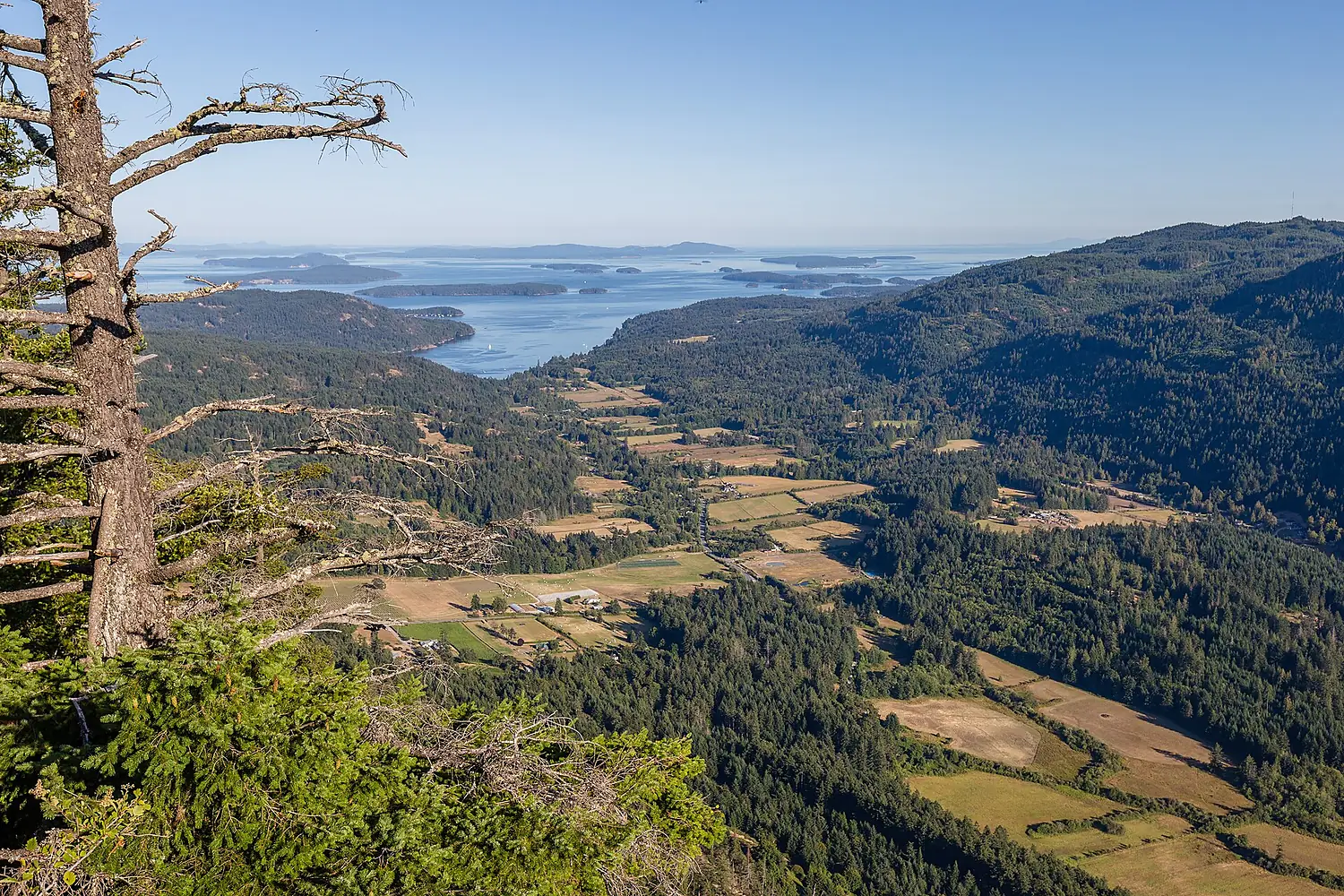 View from Baynes Peak, Saltspring Island, British Columbia, Canada 04