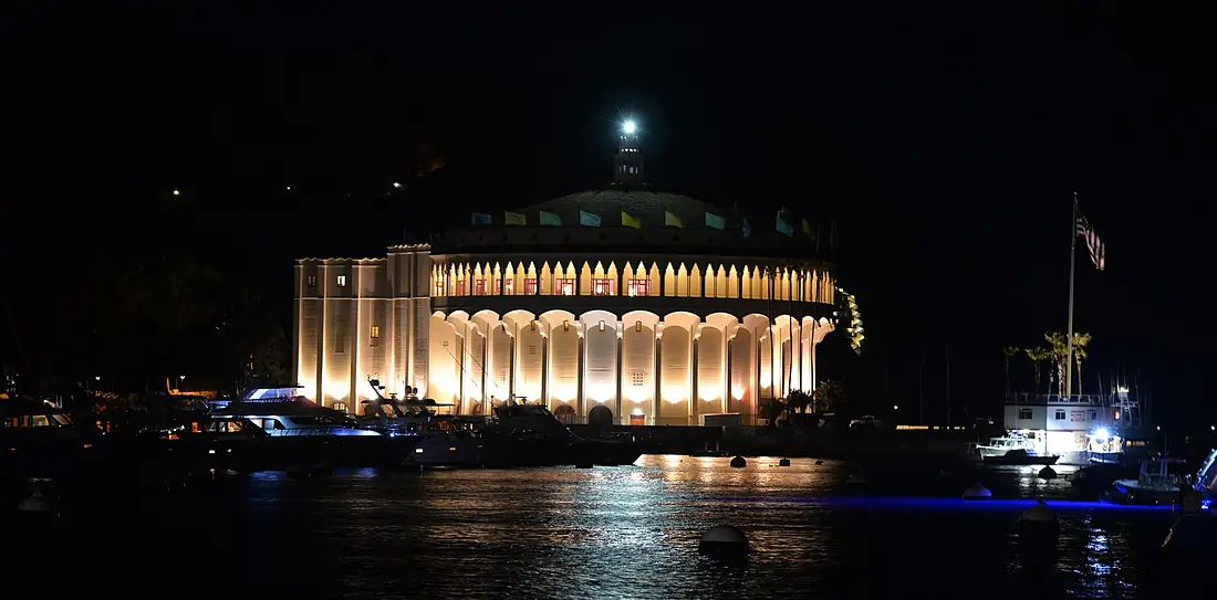 Avalon Pavilion, Santa Catalina Island, California, by Don Ramey Logan