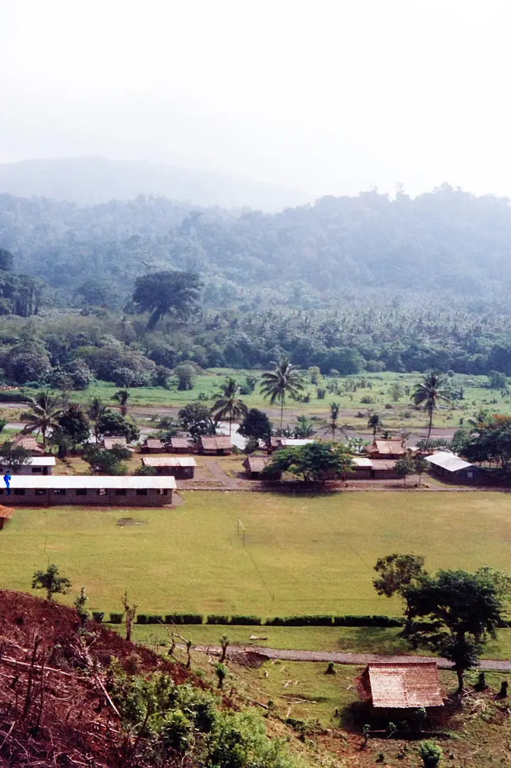 Village in the interior of Santa Isabel Island