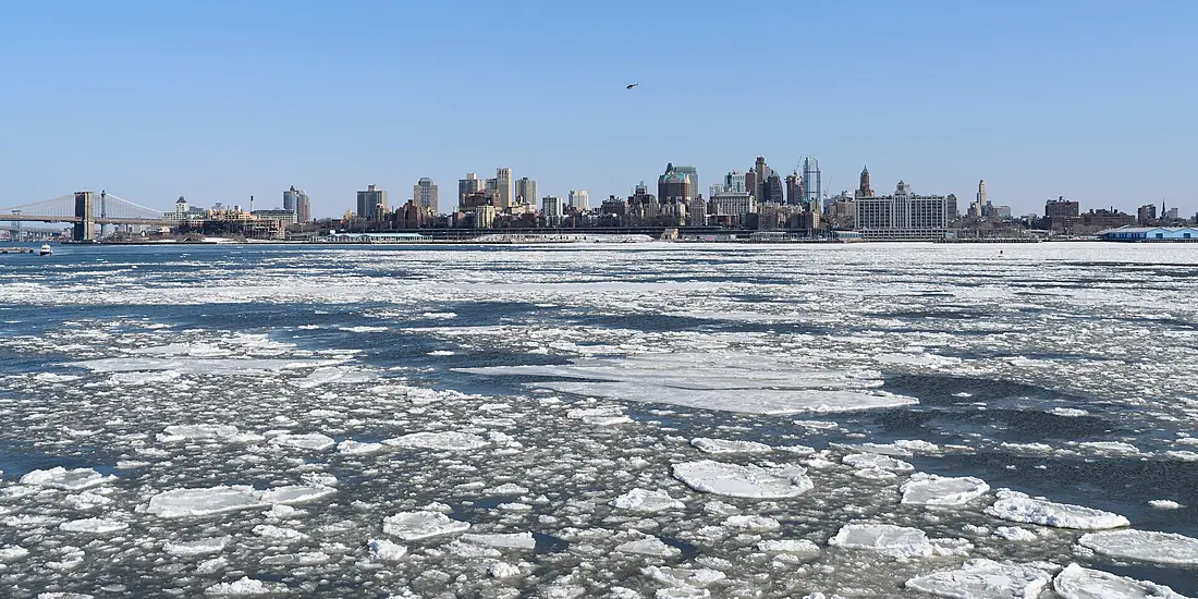 Brooklyn from Staten Island Ferry February 2015