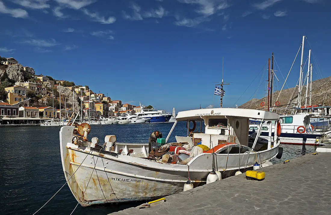 Before going to sea. Ano Symi, Greece