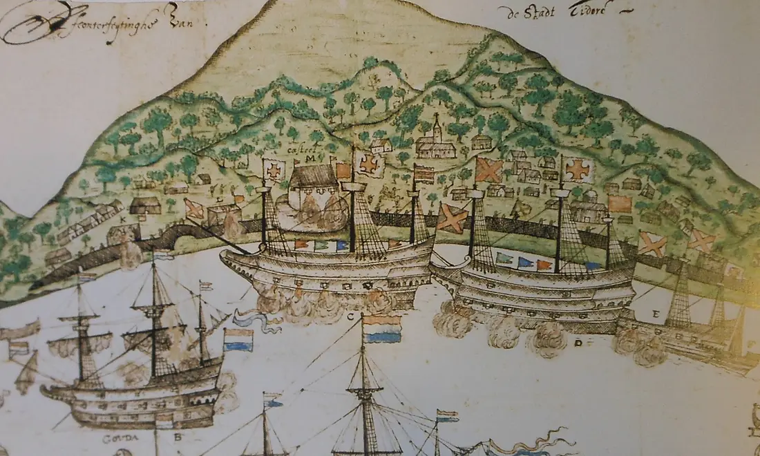 Image of Tidore town 17th century
