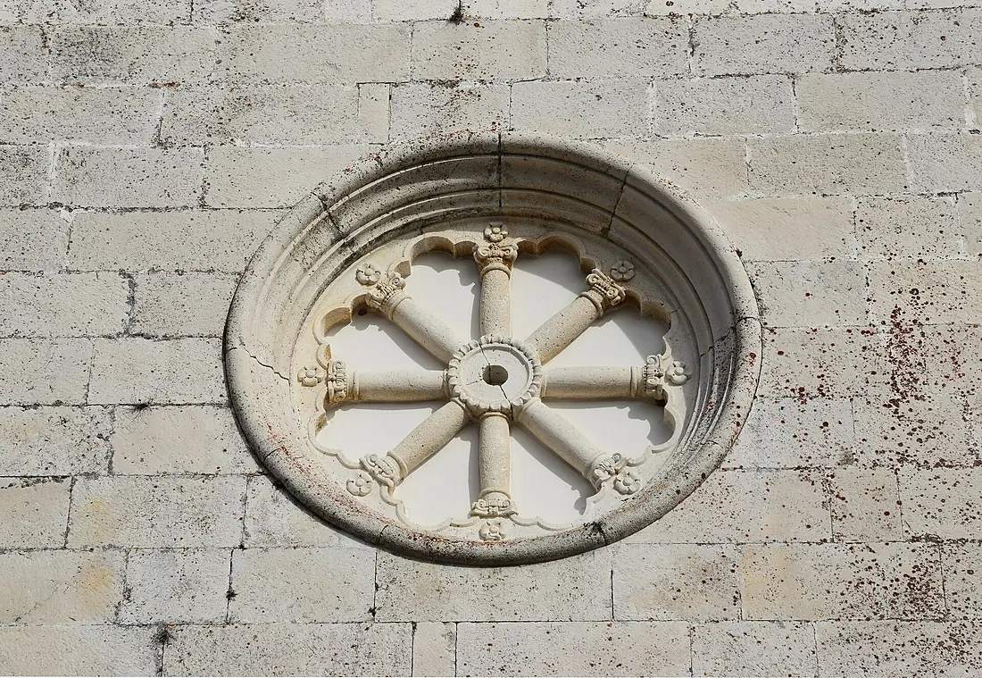Zlarin Kirche - Rosette